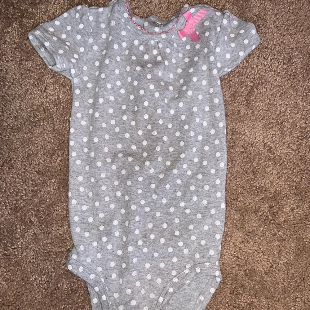Girl’s Polka Dot Onesie